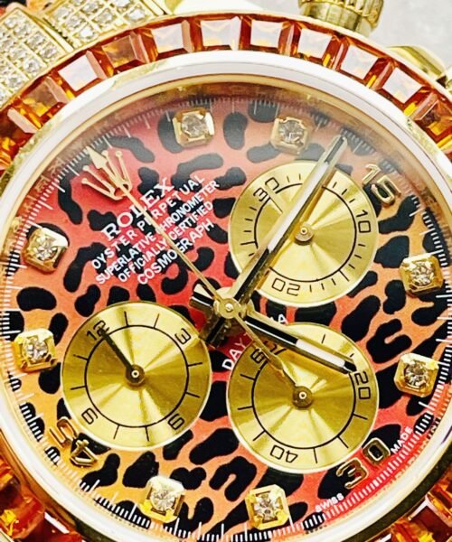 Daytona 116598 SACO 'Leopard' JH factory Leopard print Dial Leopard print Leather Strap - Image 3