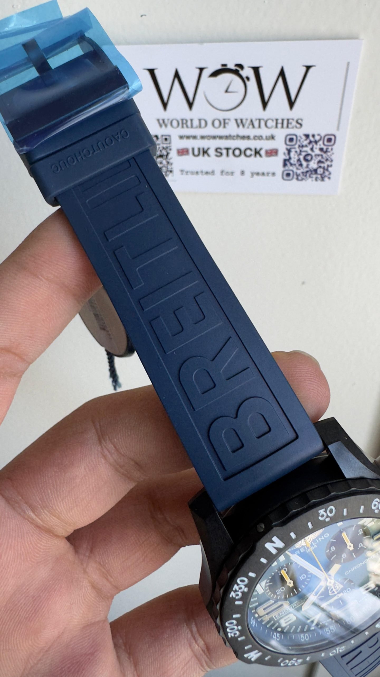 Endurance pro OGF 44mm Blue dial Dark Blue Rubber Strap quartz movement - Image 12