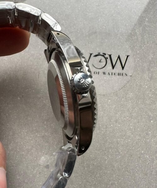 Vintage Submariner 40mm Date Kahanjar / Oman Black dial Osyter strapCustom made A2824 - Image 8