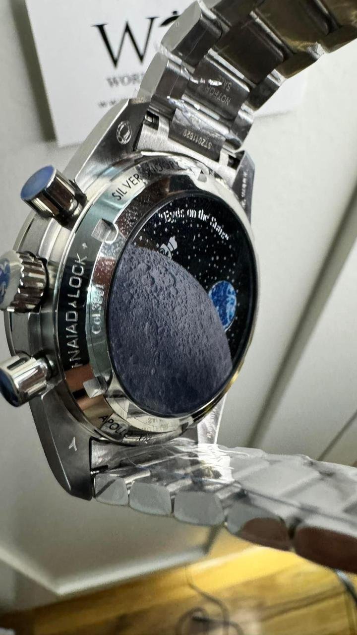 Speedmaster Professional "Silver Snoopy Award" 50th Anniversary N1F 1:1 Best Edition A3861 on Style01 Bracelet - Image 9