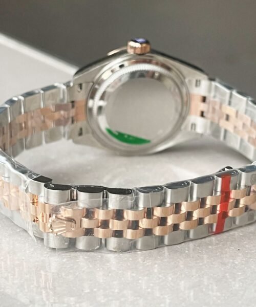 Datejust 28mm 904L RG/SS Brown Dial on RG/SS Jubliee Bracelet A2671 - Image 8