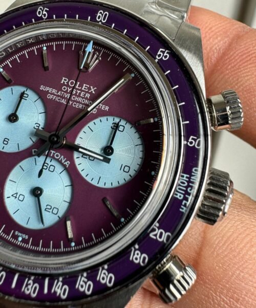 Daytona SS ADGF Best Edition Burgundy / Purple Dial on SS Bracelet SA4130 - Image 8