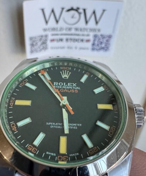 Milgauss 116400GV VSF 1:1 Best Edition 904L Steel Green Dial on SS Bracelet VS3131 - Image 7