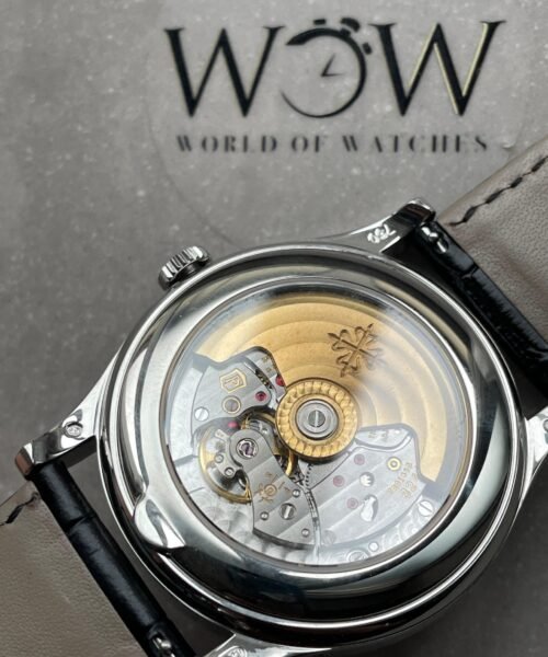 Annual Calendar Moonphase 5396 SS ZF 1:1 Best Edition White/Blue Dial on Black Leather Strap A324 - Image 11
