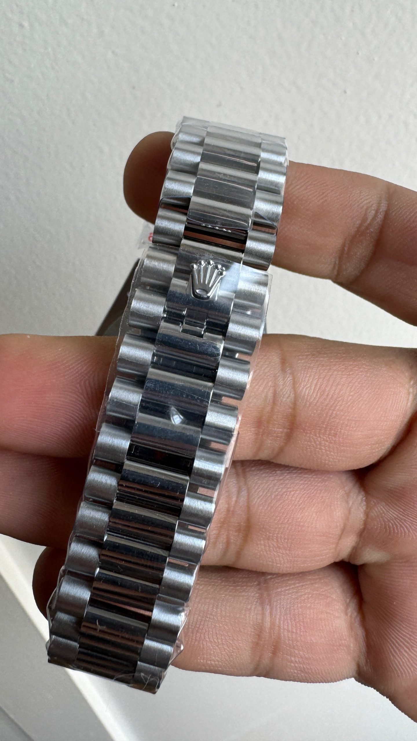 Day Date 228238 40mm 904L SS Bezel QF Gain Weight Blue Dial on SS President Bracelet A2836 - Image 9