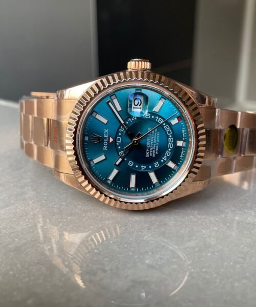 Sky-Dweller 326935 RG/SS Turquosi Dial on RG/SS Jubilee Bracelet Noob Asian 23J - Image 8
