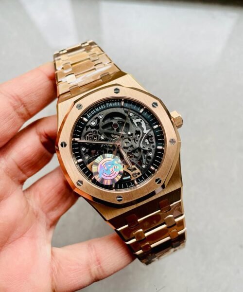 Royal Oak 41mm Openworked 15407 RG APSF 1:1 Best Edition on RG Bracelet A3132 - Image 4