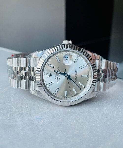 DateJust 41 SS VS Factory 1:1 Best Edition 904L Steel Silver Dial on SS Jubilee bracelet - Image 10