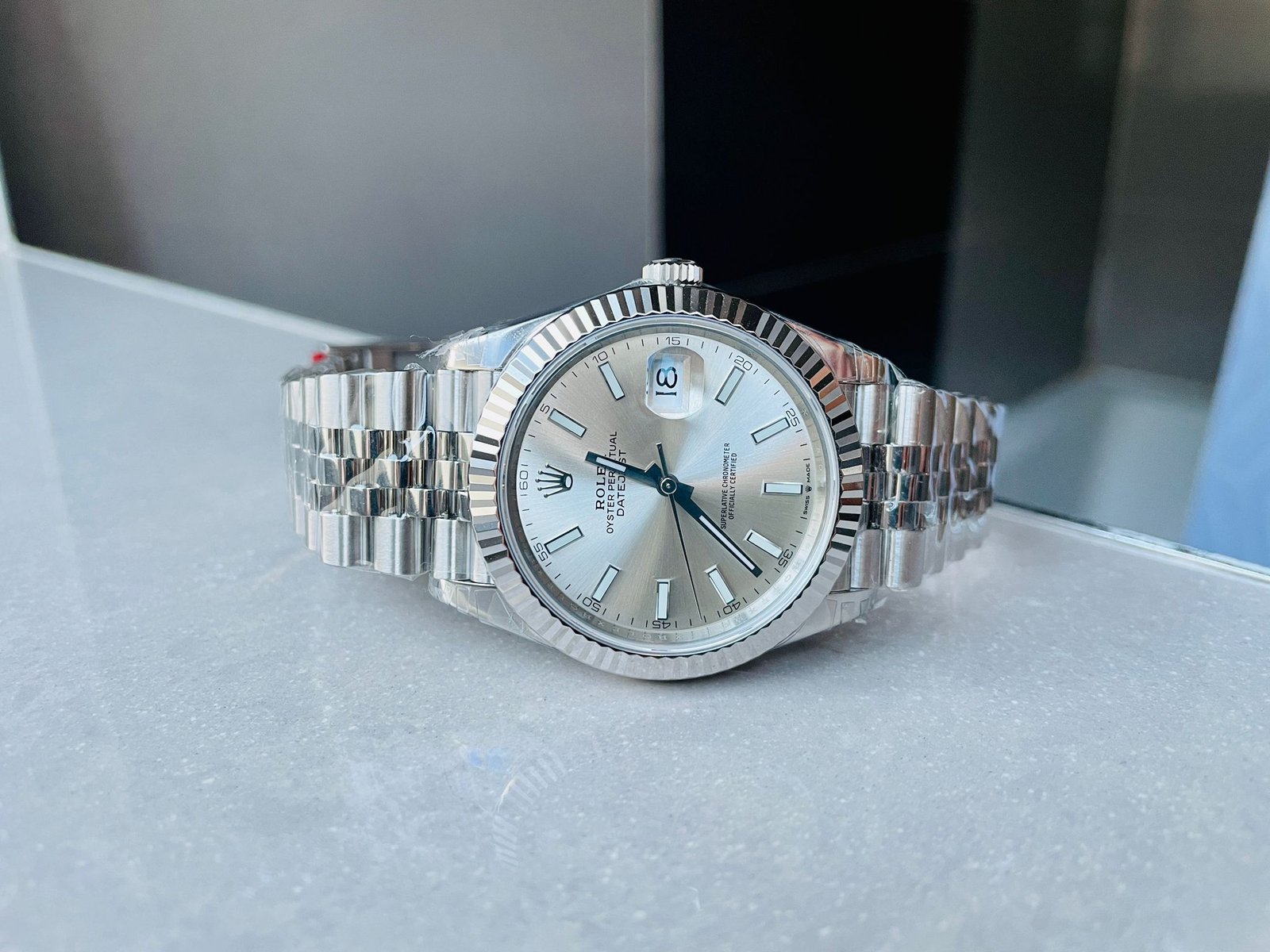 DateJust 41 SS VS Factory 1:1 Best Edition 904L Steel Silver Dial on SS Jubilee bracelet - Image 10
