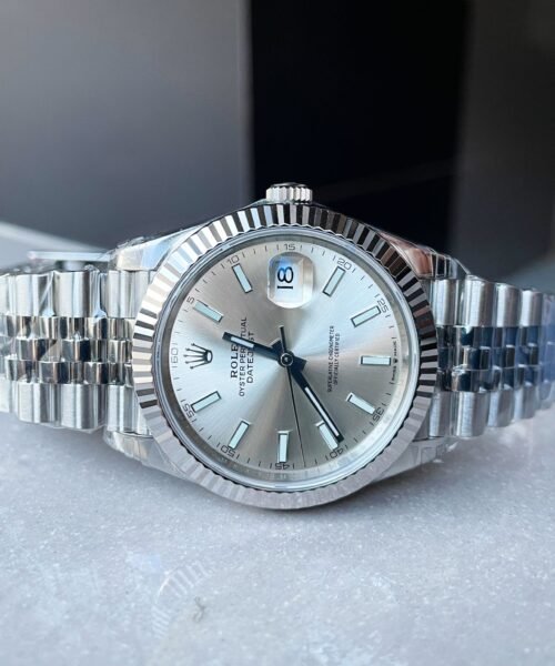 DateJust 41 SS VS Factory 1:1 Best Edition 904L Steel Silver Dial on SS Jubilee bracelet - Image 11