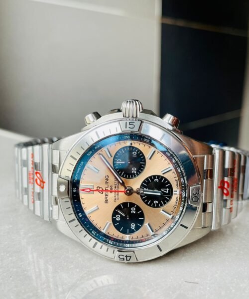 Chronomat SS Copper dial Two Tone Bracelet Watch GF Factory 7750 movement - Image 8