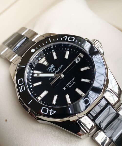 AQUA RACER LADIES SS BLACK FACE SWISS QUARTS 35mm - Image 6