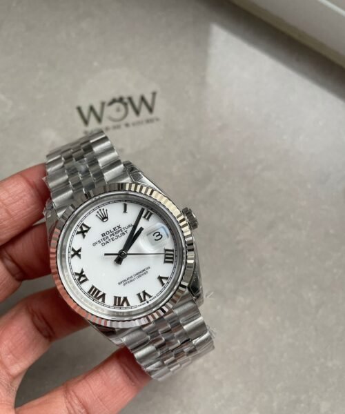 Datejust 41mm 16030 VSF Roman markers White dial SS Jubilee Bracelet VS3235 - Image 2