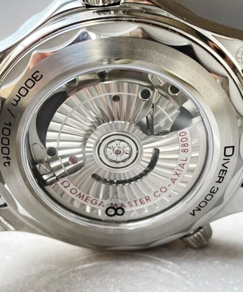 2018 Seamaster Diver 300M SS VSF 1:1 Best Edition Bezel BLACK Dial on SS Bracelet A2824 decorated to CAL.8800 - Image 9