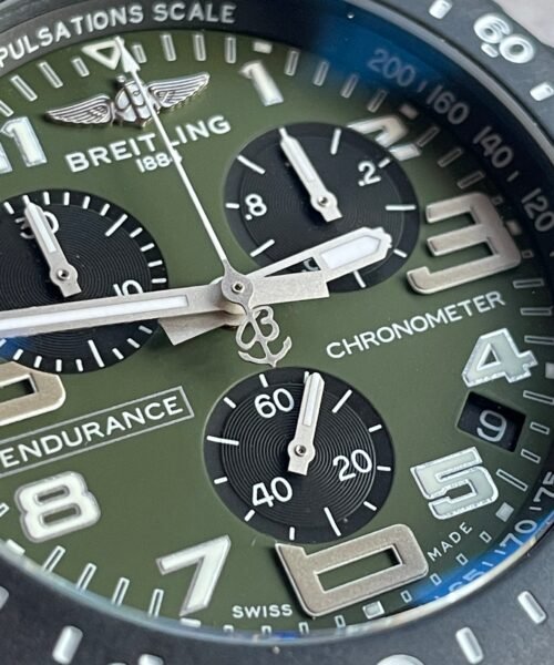 Endurance pro OGF 44mm Army green dial green Rubber Strap quartz movement - Image 2