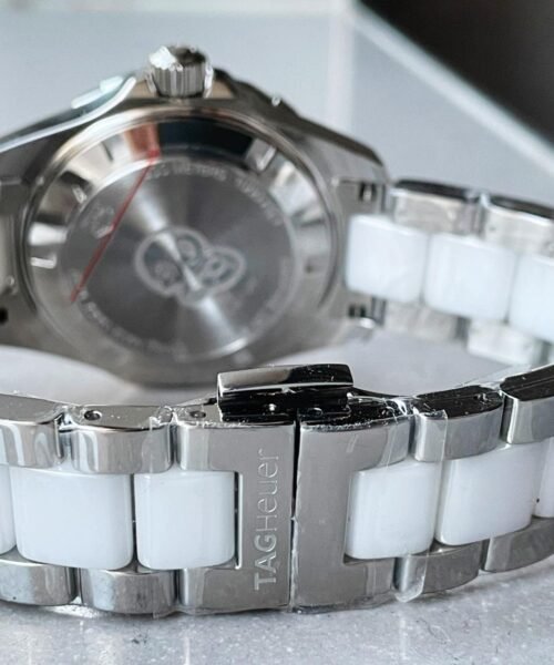 AQUA RACER LADIES SS WHITE FACE SWISS QUARTS 35mm - Image 7