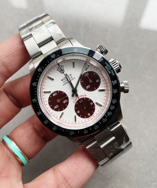 Daytona 116500 1:1 Best Edition JKF 904L SS Case and Bracelet White and brown Dial JK Factory - Image 3