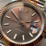 DateJust 41 126331 RG Fluted Bezel KING 1:1 Best Edition 904L Steel Brown Stick Dial on Jubilee Bracelet VR3235 - Image 3