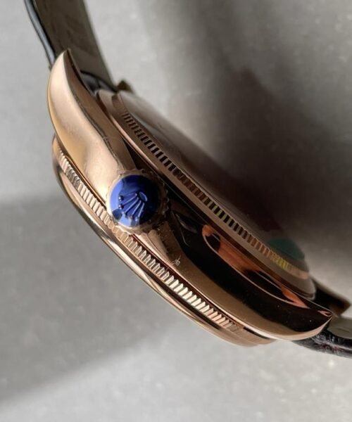 Cellini Moonphase 50535 RG White Dial on Leather Strap KZF Asia 3195 Mod - Image 14