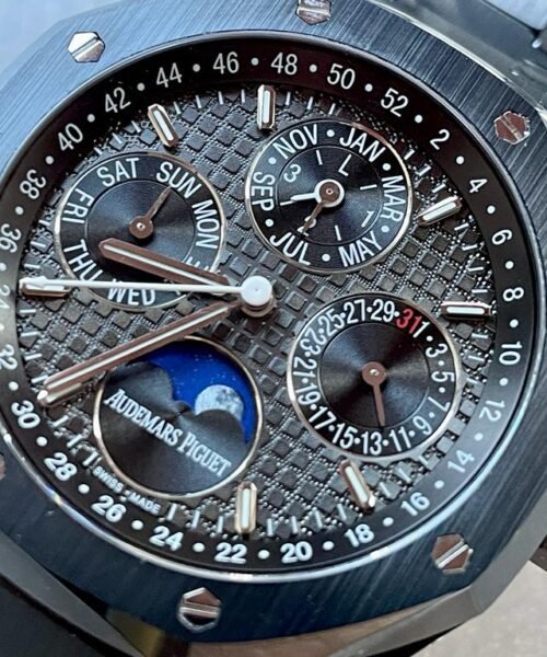 AP Royal Oak moonface Perpetual Calendar 26579cb Black Ceramic APSF Best A5134 - Image 4