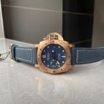 PAM1074 W Bronzo VSF 1:1 Best Edition Blue Dial on Blue Calfskin Strap P.900 - Image 8