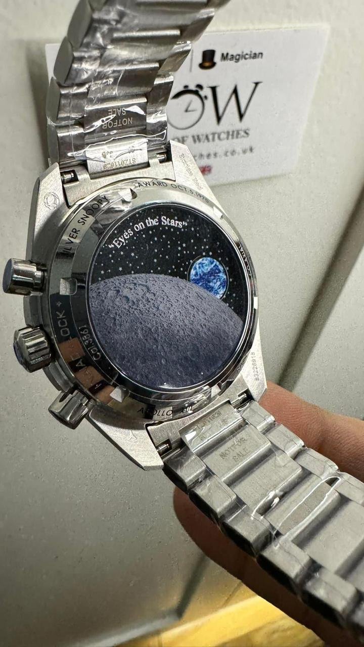 Speedmaster Professional "Silver Snoopy Award" 50th Anniversary N1F 1:1 Best Edition A3861 on Style01 Bracelet - Image 8