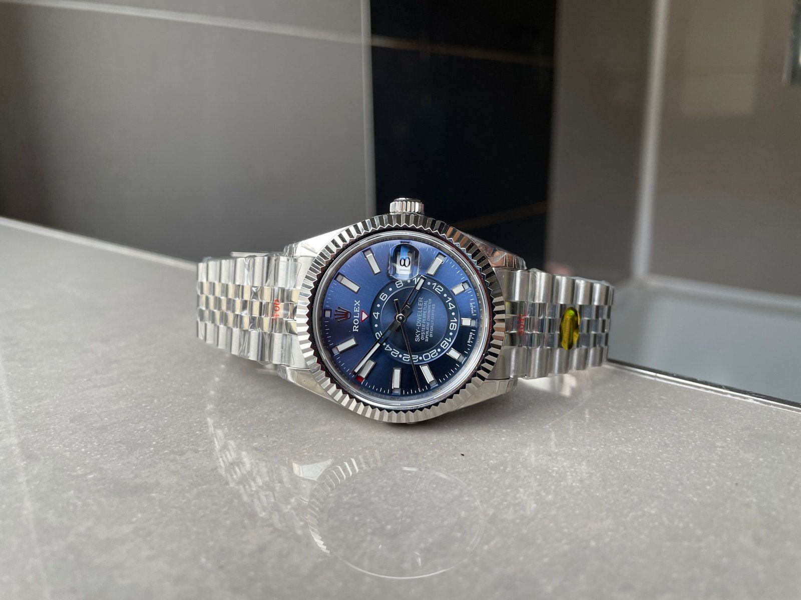 Sky-Dweller 326935 SS Blue Dial on SS Jubilee Bracelet Noob Asian 23J - Image 8