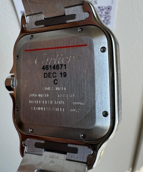 Santos 40mm SS BVF 1:1 Best Edition Brown Dial on SS SmartLinks Bracelet MIYOTA 9015 - Image 9