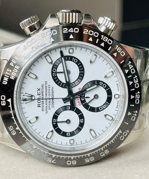 Daytona 116500 1:1 PANDA Best Edition CF 904L SS Case and Bracelet White Dial CLEAN FACTORY - Image 7