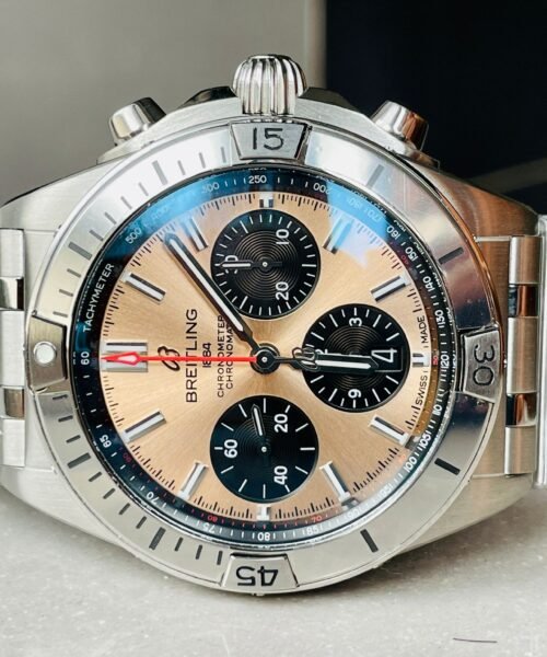 Chronomat SS Copper dial Two Tone Bracelet Watch GF Factory 7750 movement - Image 9