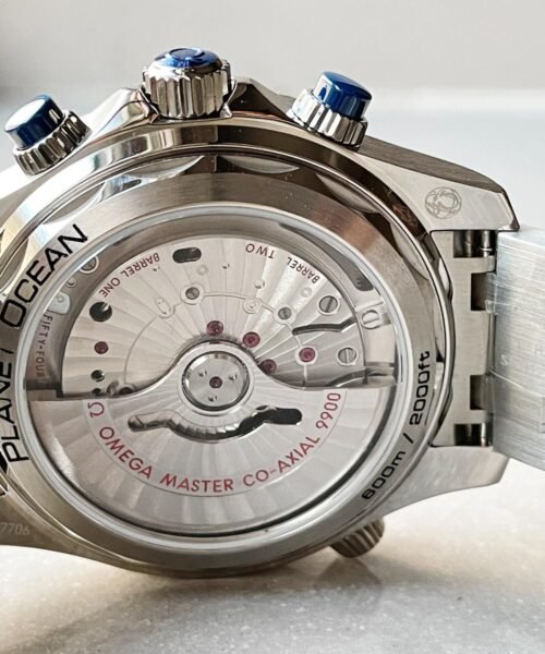 Seamaster 300M Chrono SS OMF 1:1 Best Edition Grey Dial on SS Bracelet A9900 - Image 11