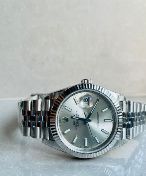 DateJust 41 SS VS Factory 1:1 Best Edition 904L Steel Silver Dial on SS Jubilee bracelet - Image 5