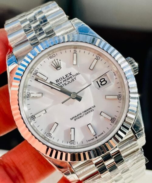 DateJust 41 SS VS Factory 1:1 Best Edition 904L Steel White Dial on SS Jubilee bracelet - Image 8