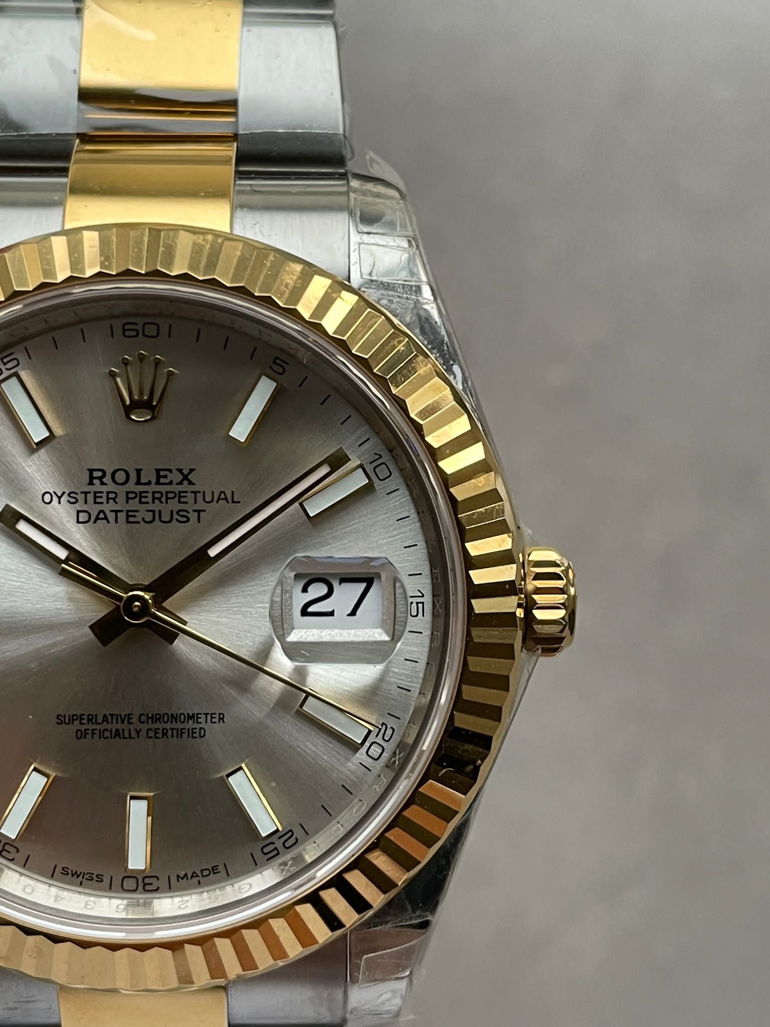 DateJust 41 126333 904L SS/YG VSF Best Edition Silver Dial on Oyster Bracelet VS3235 - Image 8