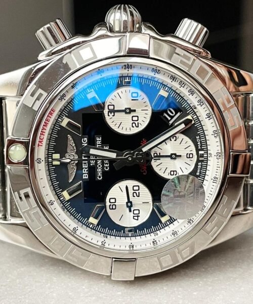 Chronomat B01 44 SS OZF 1:1 Best Edition Black Dial on SS Bracelet A7750 OZ factory - Image 2