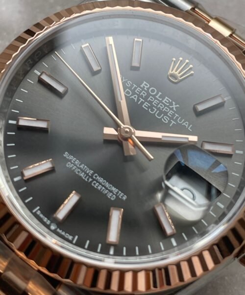 DateJust 36 SS 116231 VSF 1:1 Best Edition 904L Steel Gray Stick Dial on Jubilee Bracelet VS3235 - Image 8