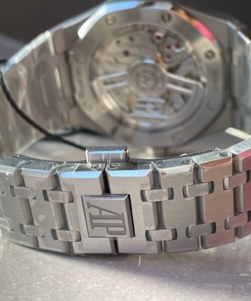 Royal Oak 41mm 15510 "50th Anniversary" SS ZF 1:1 Best Edition Blue Textured Dial on SS Bracelet A4302 - Image 20