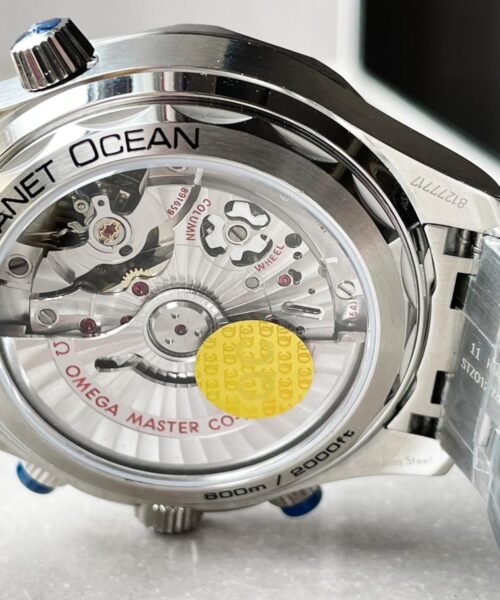 Seamaster 300M Chrono SS OMF 1:1 Best Edition Blue Dial on SS Bracelet A9900 - Image 11