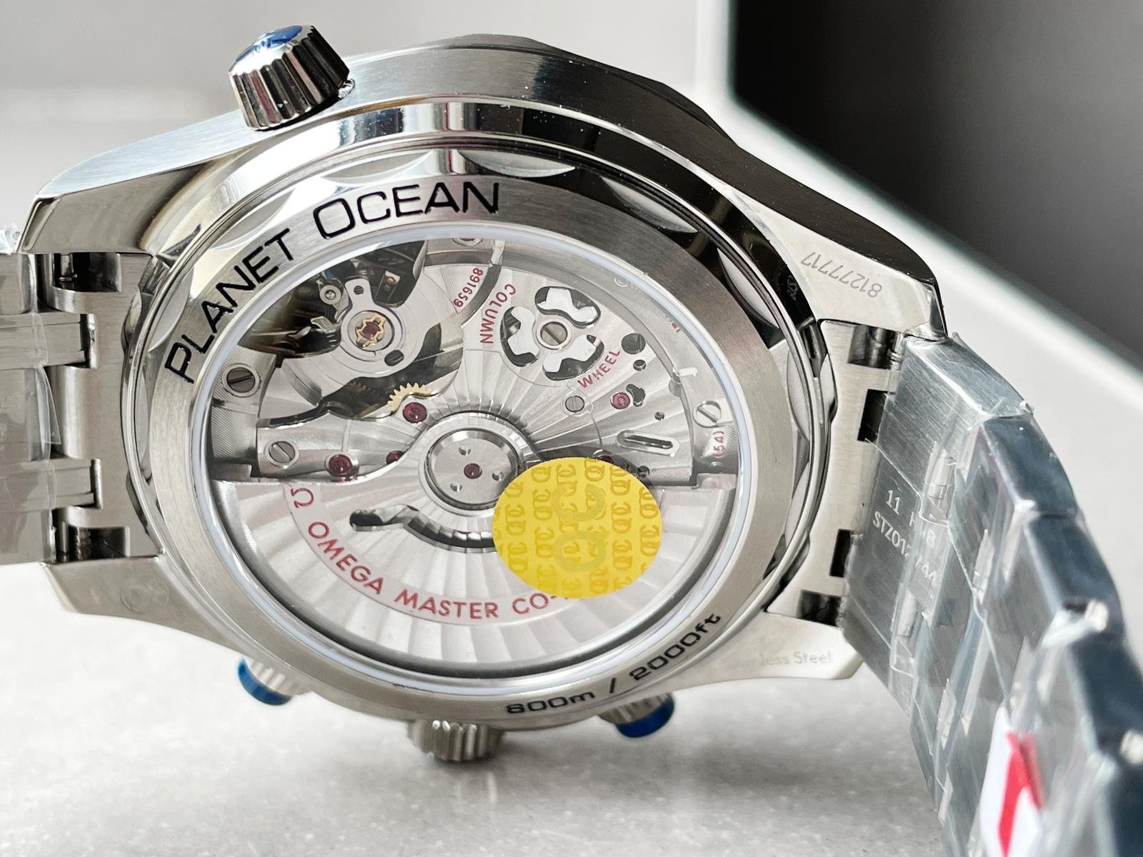 Seamaster 300M Chrono SS OMF 1:1 Best Edition Blue Dial on SS Bracelet A9900 - Image 11