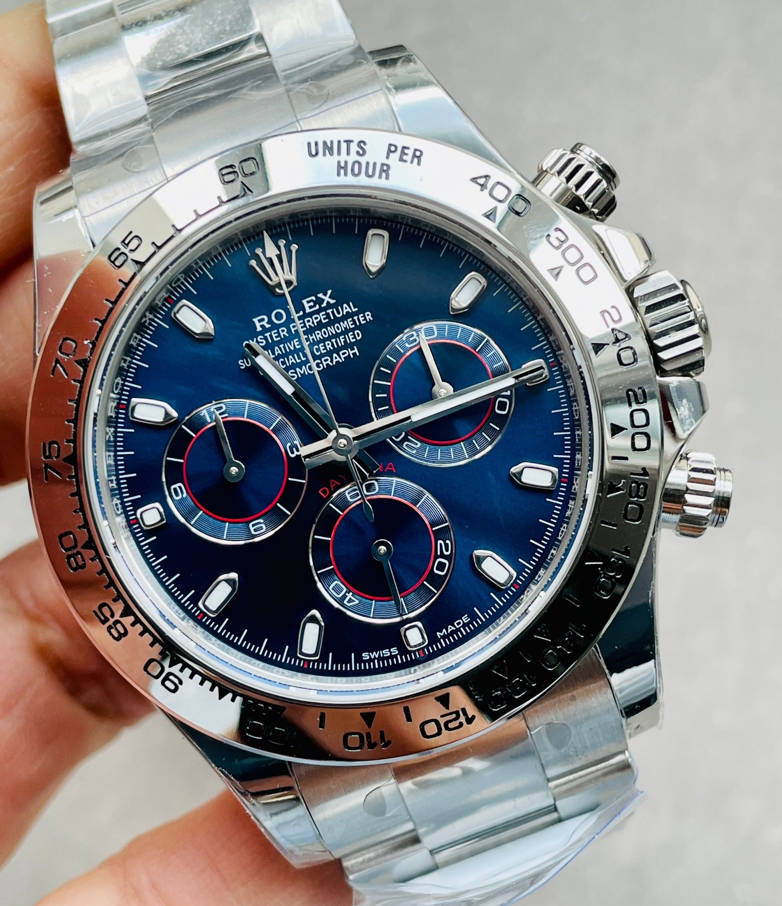 Daytona 116509 BTF 1:1 Best Edition Blue Dial on SS Bracelet SA4130 V2 - Image 3