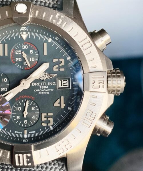 Avenger Bandit Titanium GF 1:1 Best Edition Gray Dial on Gray Nylon Strap A7750 - Image 5