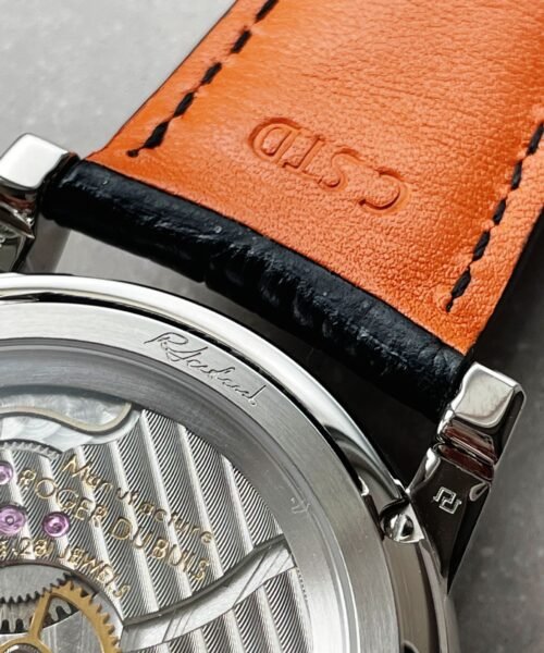 RB HOMMAGE TOURBILLON RDDBHO0558 WHITE DIAL ON BLACK LEATHER STRAP. - Image 16
