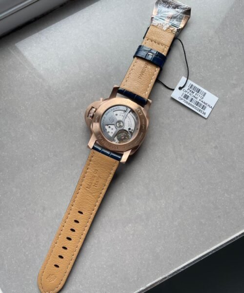 PAM1112 V GMT RG VSF 1:1 Best Edition Blue Dial on Blue Leather Strap P.9010 - Image 13