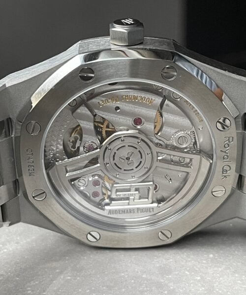 Royal Oak 41mm 15510 "50th Anniversary" SS ZF 1:1 Best Edition White Textured Dial on SS Bracelet A4302 - Image 10