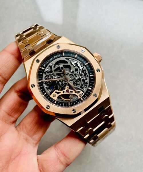 Royal Oak 41mm Openworked 15407 RG APSF 1:1 Best Edition on RG Bracelet A3132 - Image 3