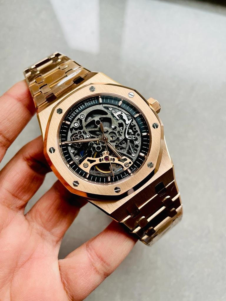 Royal Oak 41mm Openworked 15407 RG APSF 1:1 Best Edition on RG Bracelet A3132 - Image 3
