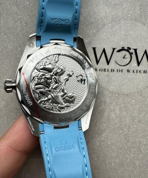 Aqua Terra 41mm VSF 1:1 Best Edition Summer Blue Dial on Blue Rubber Strap A8900 - Image 8