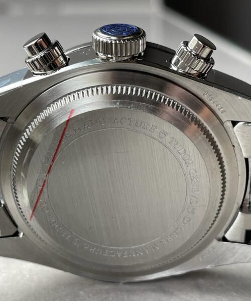 Black Bay Chrono SS TWS 1:1 Panda Best Edition White Dial on SS Bracelet A7750 - Image 11