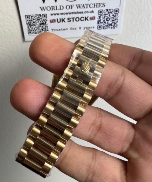 Day date 18238 QF YG 36mm 3255 Fluted bezel Onyx dial - Image 11