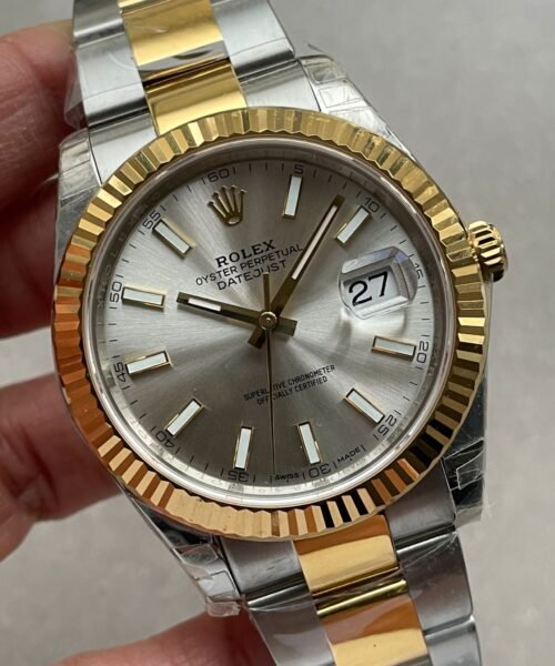 DateJust 41 126333 904L SS/YG VSF Best Edition Silver Dial on Oyster Bracelet VS3235 - Image 6